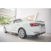 Накладки сплиттеры на пороги на Skoda Superb III рестайл